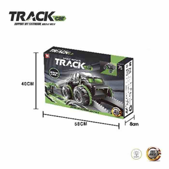 Electric stunt rolling rail car